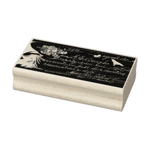 Sello De Caucho Manuscript y Raven