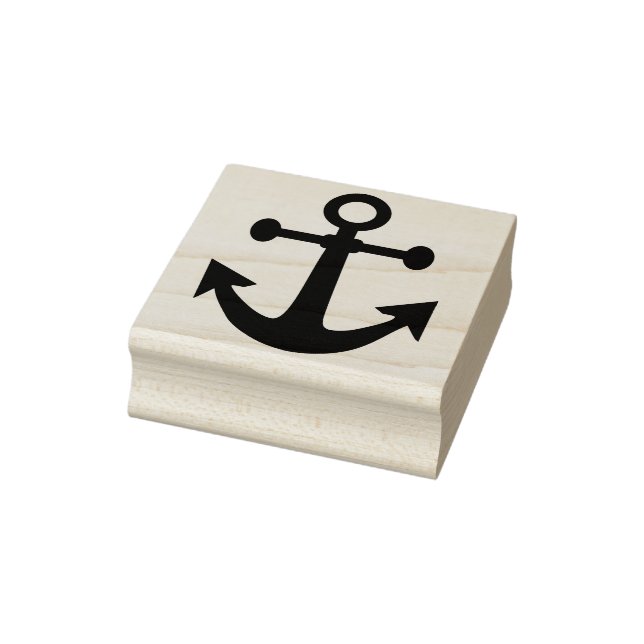 Sello De Caucho marca de arte de anclaje de barco (Sello)
