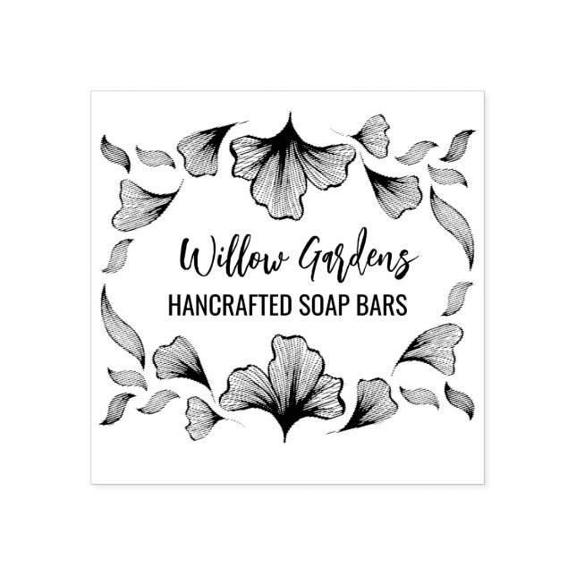 Sello De Caucho Marca De Jabón Y Velas (Impresión)