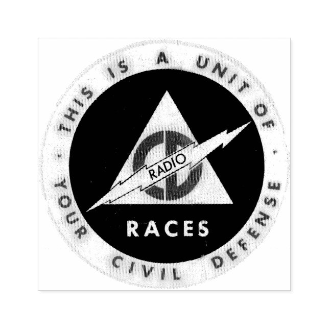 Sello De Caucho Marca de radio (Impresión)