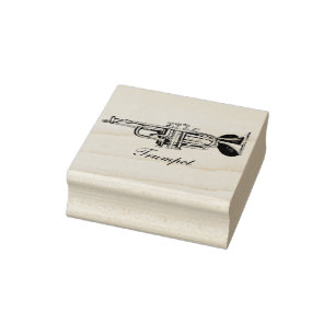 Sello De Caucho Marca de trompeta