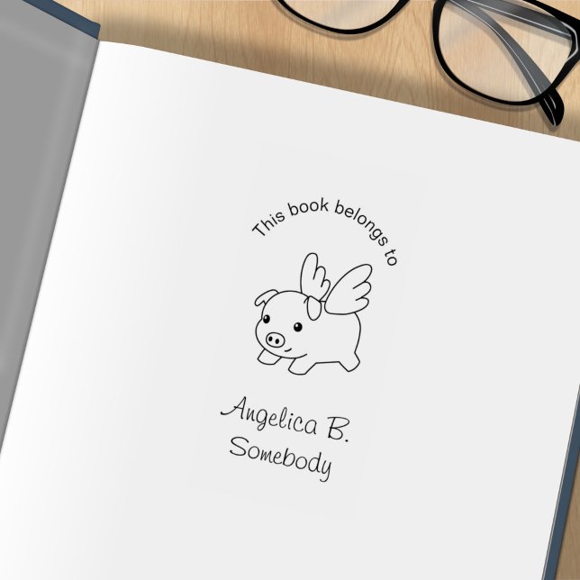 Sello De Caucho Marcador de cerdo volador (Subido por el creador)