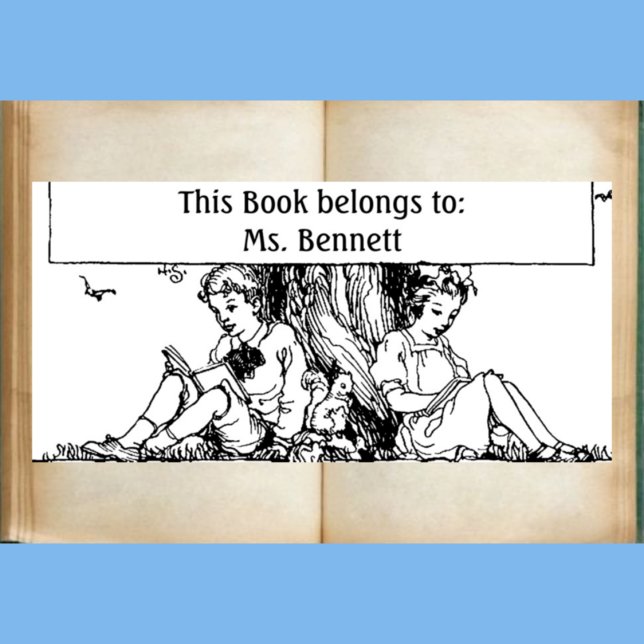 Sello De Caucho Marcador de lectura para niños (Subido por el creador)