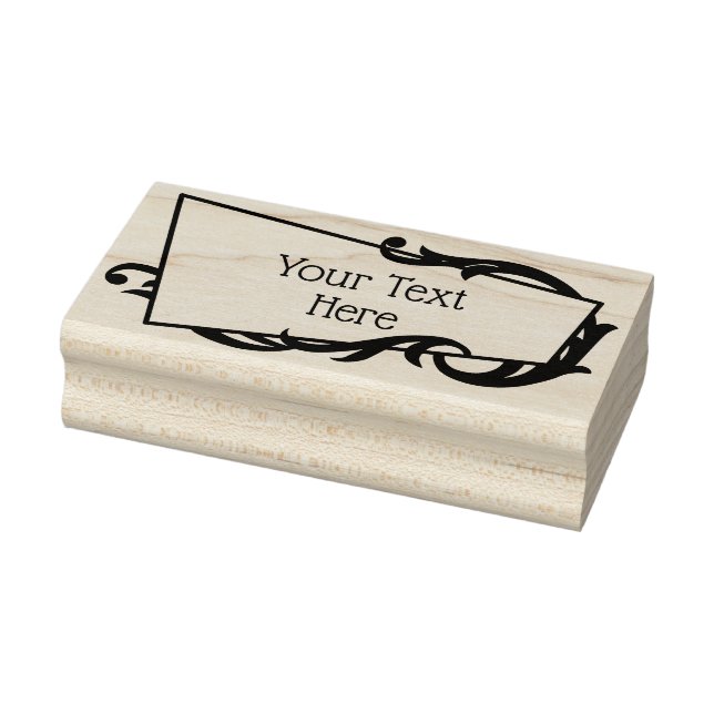 Sello De Caucho Marco Art Nouveau (Sello)