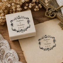 Marco de texto personalizado vintage