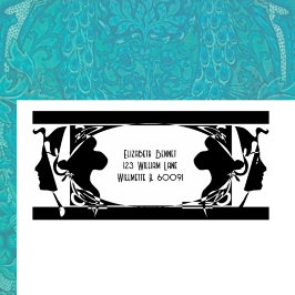 Sello De Caucho Marco para nuevas damas de arte