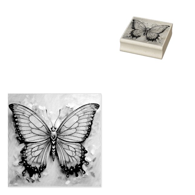 Sello De Caucho Mariposa  (Sellado)