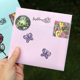 Sello De Caucho Mariposa