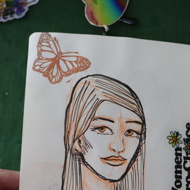 Sello De Caucho Mariposa monarca (Subido por el creador)