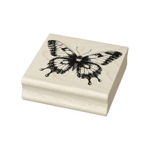 Sello De Caucho Mariposa voladora
