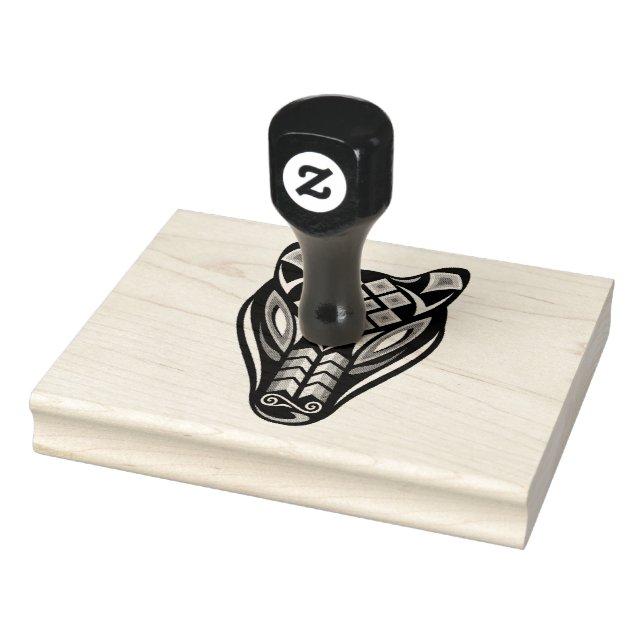 Sello De Caucho Máscara de oso Huichol (Sello)