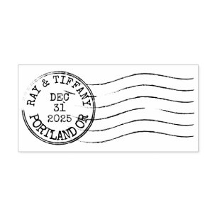 Sello De Caucho Matasellos de carta vintage personalizado