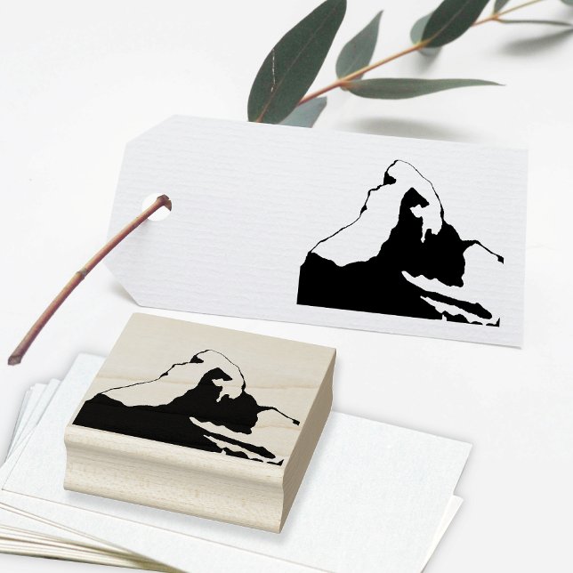 Sello De Caucho Matterhorn - Alpes italianos franceses suizos (Subido por el creador)