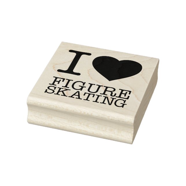 SELLO DE CAUCHO ME ENCANTA EL PATINAJE FIGURO (Sello)