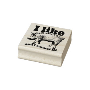 Sello De Caucho Me Gustan Las Peras De Cerdo