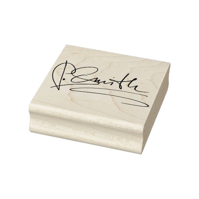 Sello De Caucho Medio de firma personalizada personalizado (Sello)