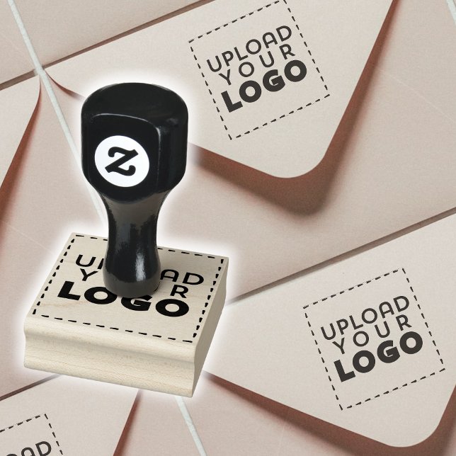Sello De Caucho Medium Square Business Logo Custom Rubber Stamp (Subido por el creador)