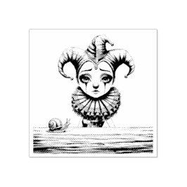 Sello De Caucho Melancholic Harlequin 