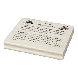 Sello De Caucho Memorare Prayer Virgin Mary Rosas católicos