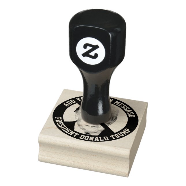 Sello De Caucho MENSAJE personalizado No Donald Trump (Sello)