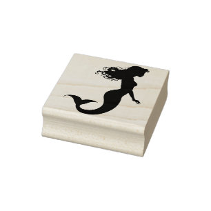 Sello De Caucho Mermaid