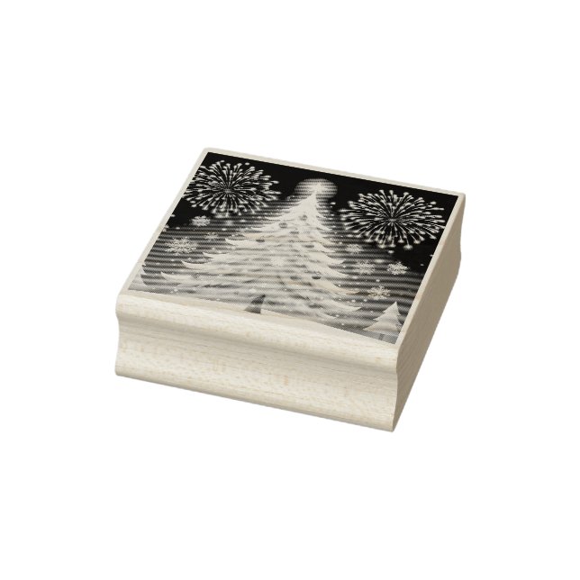 Sello De Caucho Merry Christmas Tree Coffee Mug – Winter Festival  (Sello)