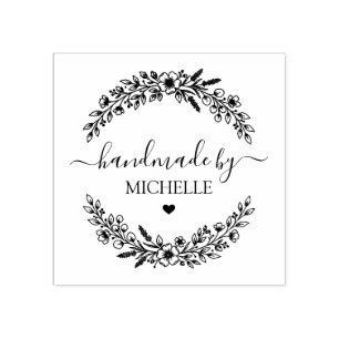 Sello De Caucho Moda Personalizada Con Estilo Hecho a Mano Con Amo