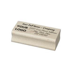 Sello De Caucho Modern Fonds Your Address Rubber Stamp Template
