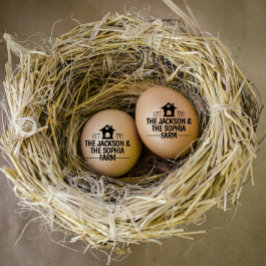 Sello De Caucho Moderna Personalización del nombre del distribuido