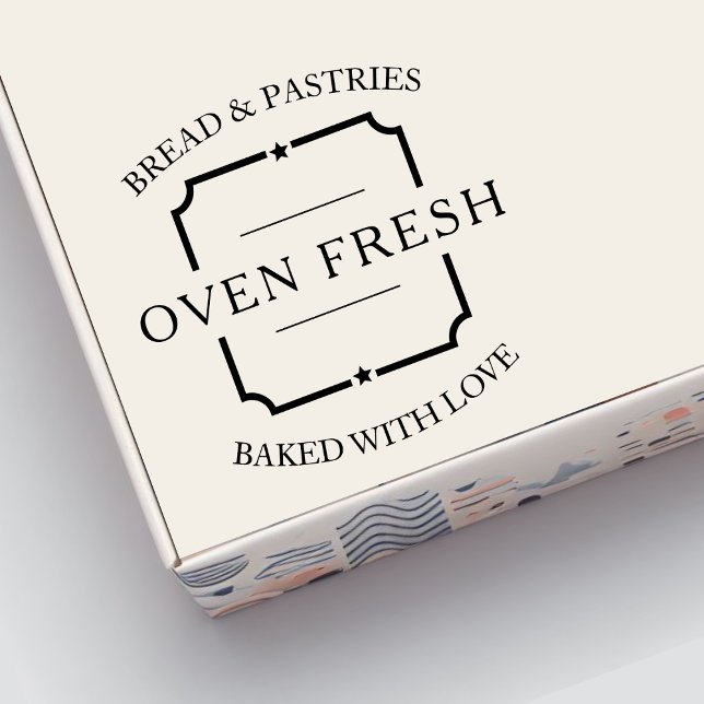 Sello De Caucho Moderna y elegante casa de panadería (Subido por el creador)