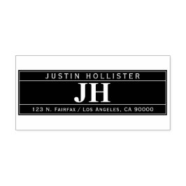 Sello De Caucho Moderno audaz profesional | dirección de devolució