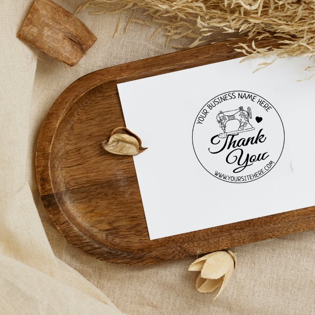 Sello De Caucho Moderno negocio de costura Gracias (Subido por el creador)