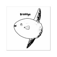 Mola mola de pez luna oceánica lindo personalizado