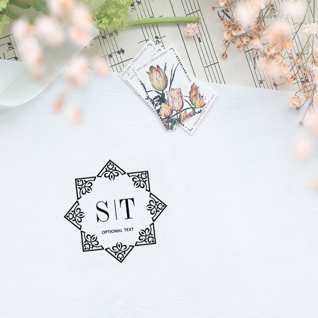 Sello De Caucho Monograma Celta Elegante (Subido por el creador)