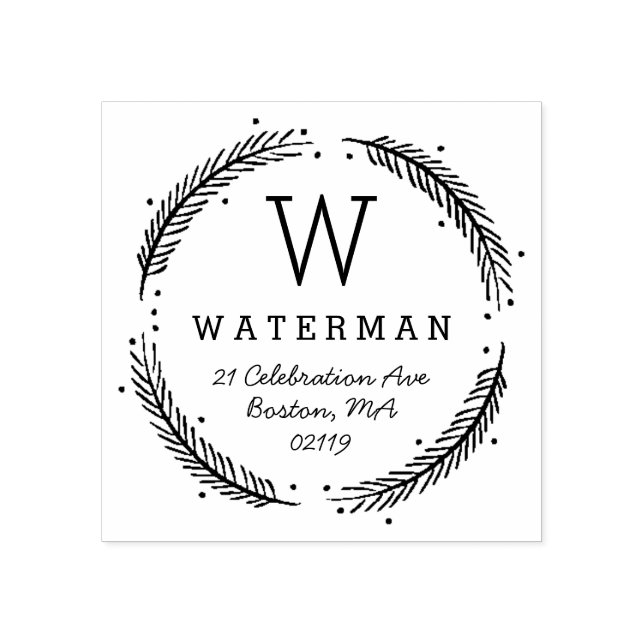 Sello De Caucho Monograma de la corona rusa (Impresión)