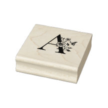 monograma de madera A