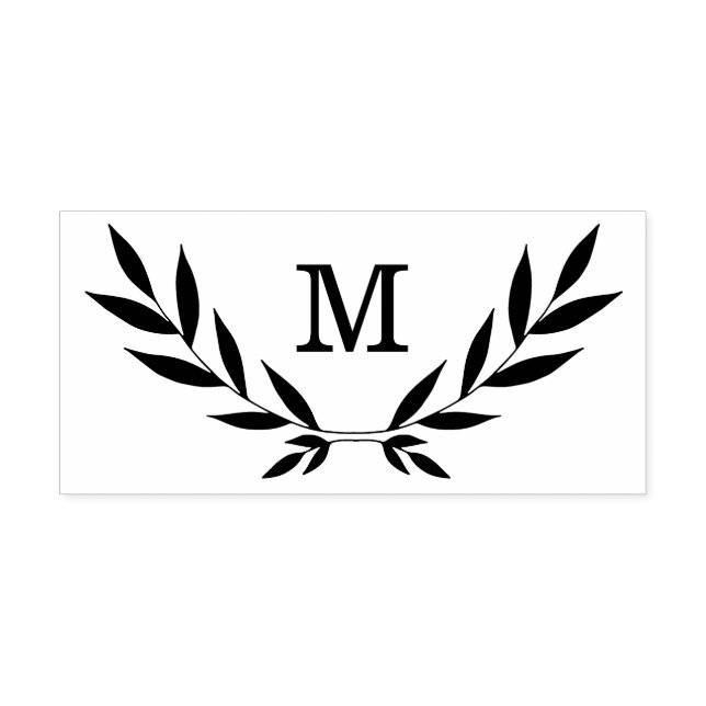 Sello De Caucho Monograma de Rústica Rústica Ramirel (Impresión)