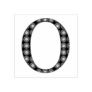 Sello De Caucho Monograma O de Damasco Medieval