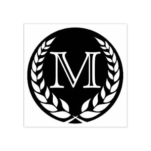 Sello De Caucho Monograma ocupado BD