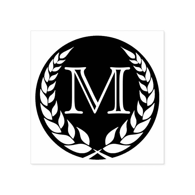 Sello De Caucho Monograma ocupado BD (Impresión)