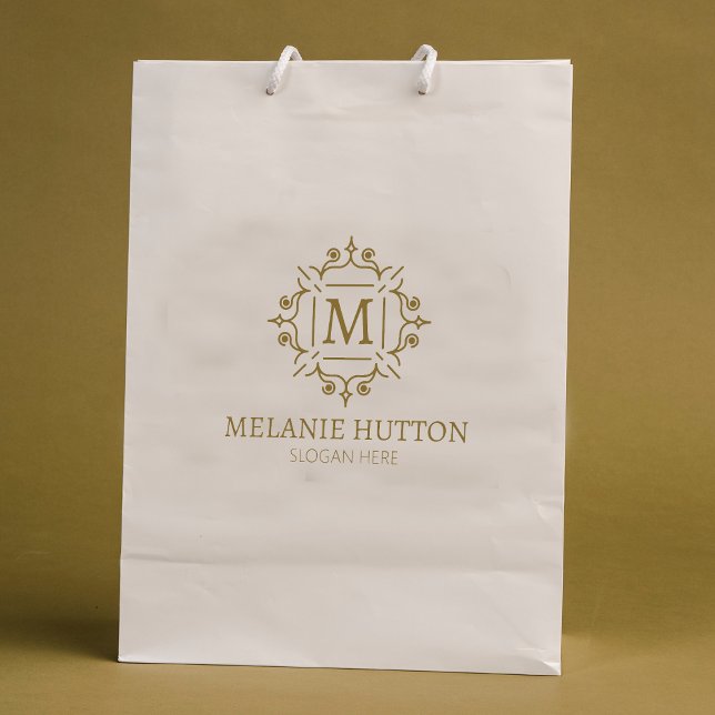 Sello De Caucho Monograma personalizado, Pequeña Empresa Grande (Subido por el creador)