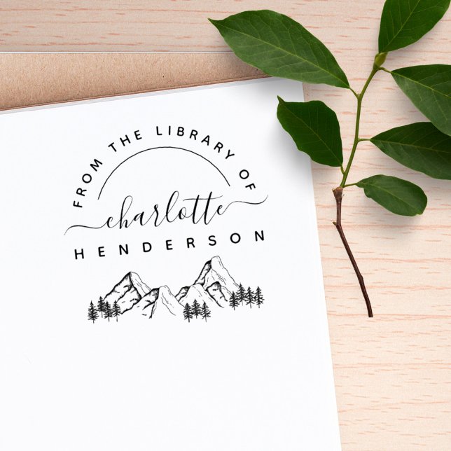 Sello De Caucho Montañas dibujadas a mano modernas del libro de la (Subido por el creador)