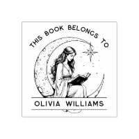 Moon Princess Crescent Moon Leyendo Ex Libris
