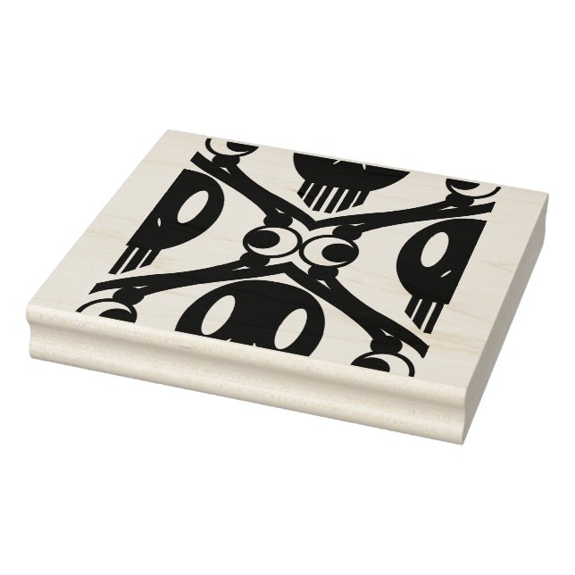 Sello De Caucho Morbid Faces (Sello)