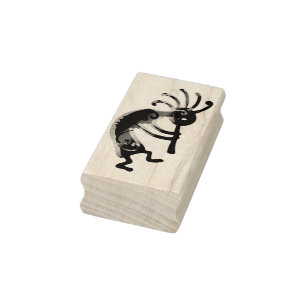Sello De Caucho Músico de KOKOPELLI dejado + sus ideas