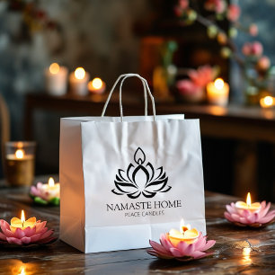 Sello De Caucho Namaste Candle Home Candle Small Business, Persona