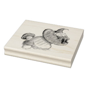 Sello De Caucho Napping Gnome