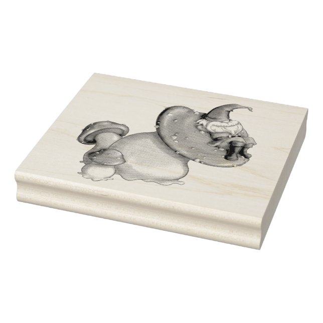 Sello De Caucho Napping Gnome (Sello)