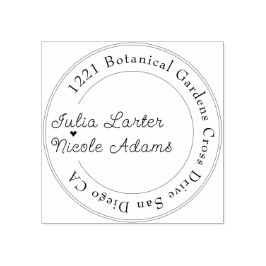 Sello De Caucho Naranja quemado Tropical Hibiscus Florals Boda