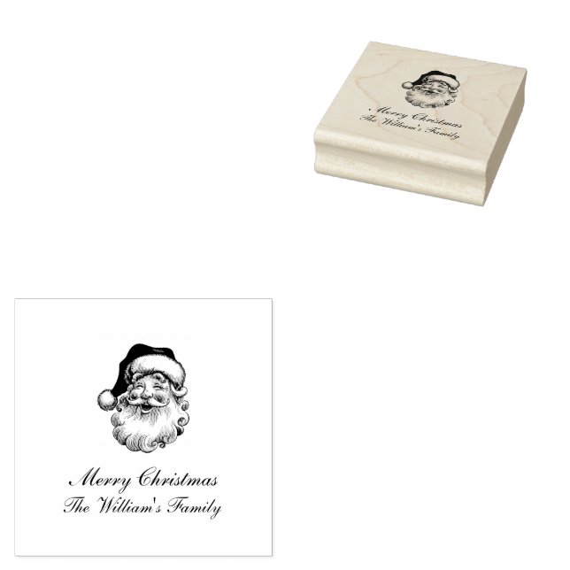 Sello De Caucho Navidad tradicional vintage (Sellado)